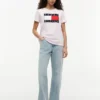 T-shirt med stort flaggmönster T-shirt med stort flaggmönster