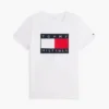 T-shirt med stort flaggmönster