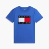 T-shirt med stort flaggmönster