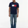 T-shirt med stort flaggmärke T-shirt med stort flaggmärke