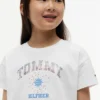 T-shirt med strass och Tommy-logotyp för barn