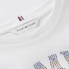 T-shirt med strass och Tommy-logotyp för barn