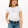T-shirt med strassstjärna och flagga för barn T-shirt med strassstjärna och flagga för barn