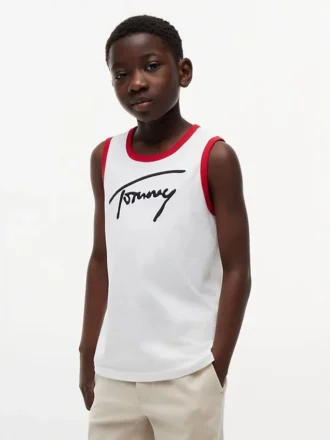 T-shirt med Tommy-logotyp för barn