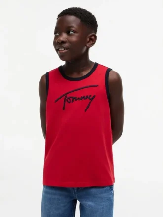 T-shirt med Tommy-logotyp för barn
