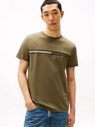 T-shirt med ton-i-ton-flagga T-shirt med ton-i-ton-flagga