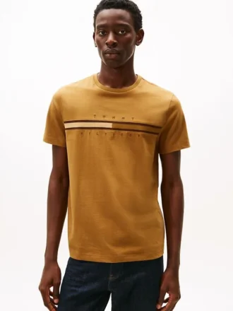 T-shirt med ton-i-ton-flagga T-shirt med ton-i-ton-flagga