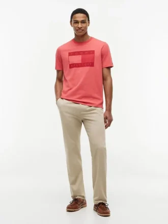 T-shirt med ton-i-ton-flagga