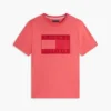 T-shirt med ton-i-ton-flagga