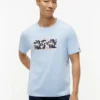 T-shirt med tropiskt blommönster T-shirt med tropiskt blommönster