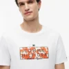 T-shirt med tropiskt blommönster T-shirt med tropiskt blommönster