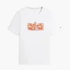 T-shirt med tropiskt blommönster T-shirt med tropiskt blommönster