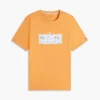 T-shirt med tropiskt blommönster