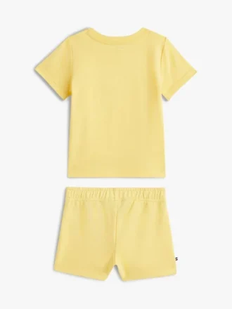 T-shirt- och shorts-set med flagglogo för Baby