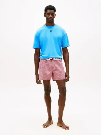 T-shirt och vävda shorts – pyjamas T-shirt och vävda shorts – pyjamas