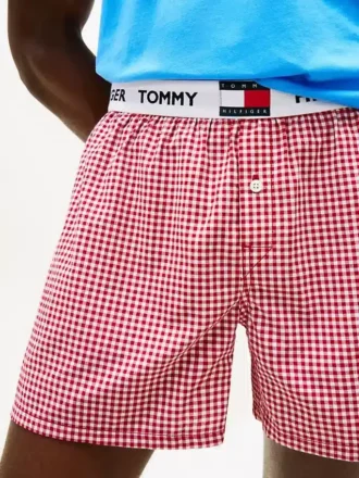 T-shirt och vävda shorts – pyjamas T-shirt och vävda shorts – pyjamas