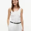 Tanktop i blandad stickning Tanktop i blandad stickning