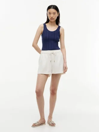 Tanktop i blandad stickning