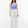Tanktop i blandad stickning Tanktop i blandad stickning