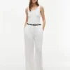 Tanktop i blandad stickning Tanktop i blandad stickning