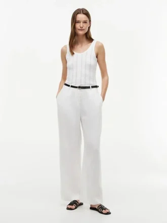 Tanktop i blandad stickning