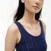 Tanktop i blandad stickning Tanktop i blandad stickning