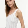 Tanktop i blandad stickning Tanktop i blandad stickning