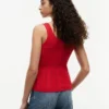 Tanktop i blandad stickning