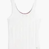 Tanktop i blandad stickning Tanktop i blandad stickning
