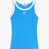 Tanktop i ribbstickat tyg med monogram Tanktop i ribbstickat tyg med monogram