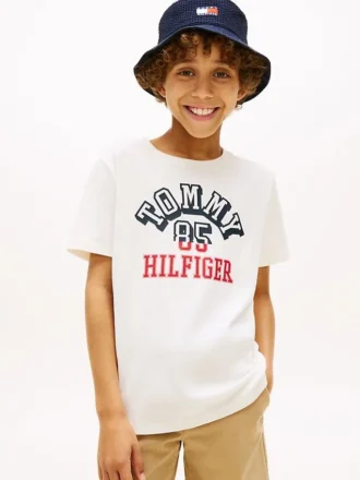 Tommy Arch-T-shirt med logotyp för barn