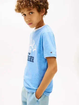 Tommy Arch-T-shirt med logotyp för barn