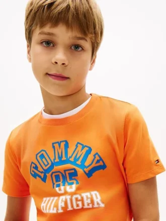 Tommy Arch-T-shirt med logotyp för barn