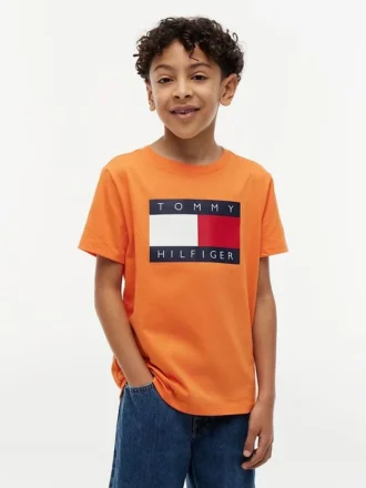 Tommy Flag Logo T-shirt för barn Tommy Flag Logo T-shirt för barn