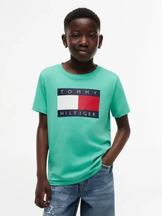 Tommy Flag Logo T-shirt för barn