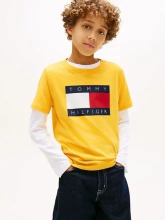 Tommy Flag Logo T-shirt för barn