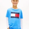 Tommy Flag Logo T-shirt för barn Tommy Flag Logo T-shirt för barn