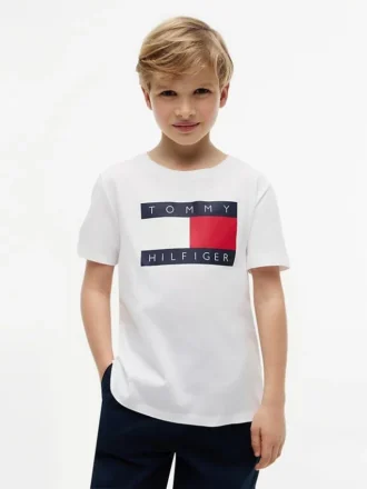 Tommy Flag Logo T-shirt för barn