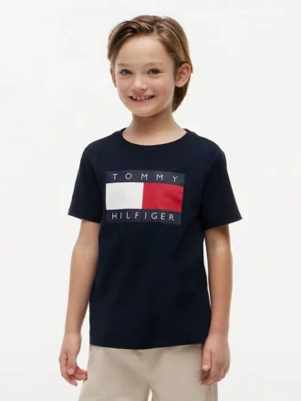 Tommy Flag Logo T-shirt för barn