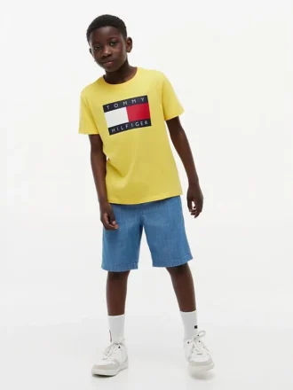 Tommy Flag Logo T-shirt för barn
