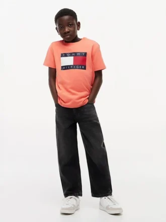 Tommy Flag Logo T-shirt för barn