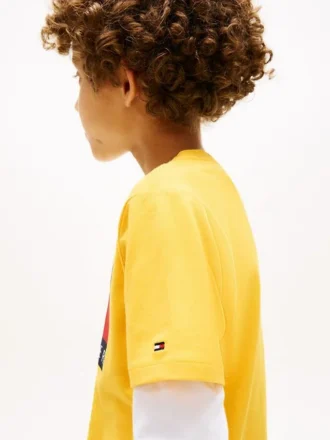 Tommy Flag Logo T-shirt för barn