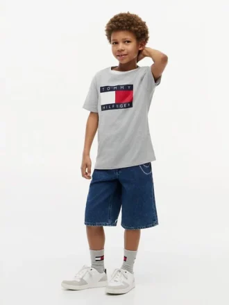 Tommy Flag Logo T-shirt för barn