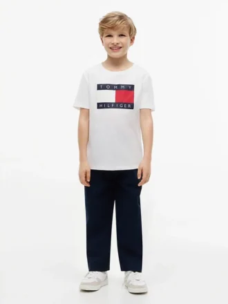 Tommy Flag Logo T-shirt för barn