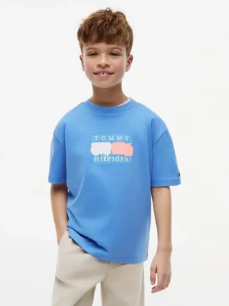 Tommy Graffiti Logo T-shirt för barn