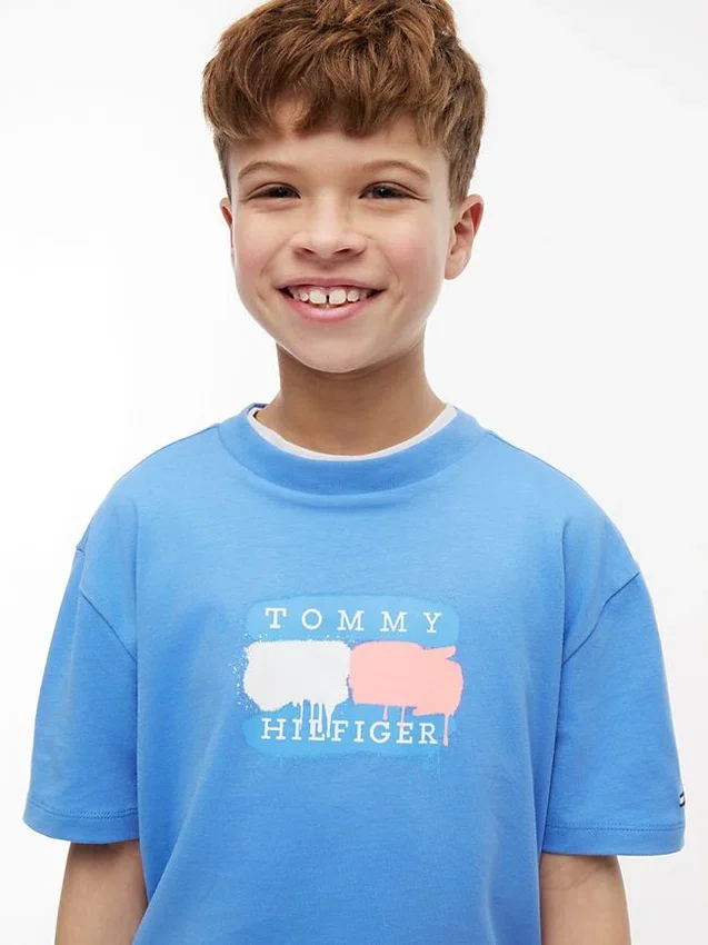 Tommy Graffiti Logo T-shirt för barn Tommy Graffiti Logo T-shirt för barn
