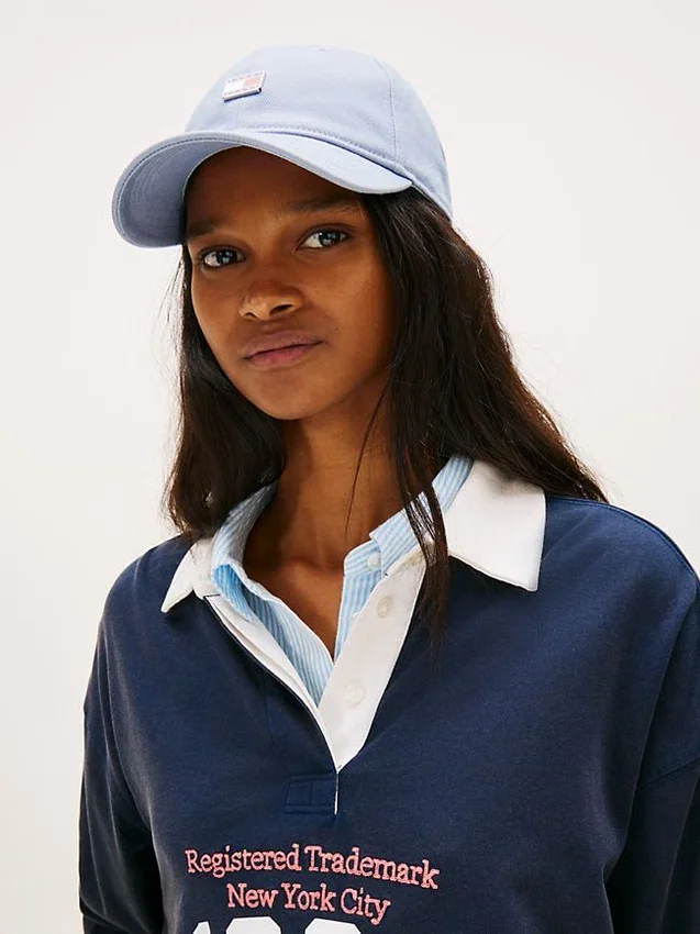 Tommy Jeans Badge borstad basebollkepsar Tommy Jeans Badge borstad basebollkepsar