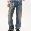 Tommy Jeans Chain-Print Relaxed Jeans
