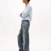 Tommy Jeans Chain-Print Relaxed Jeans