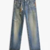 Tommy Jeans Chain-Print Relaxed Jeans